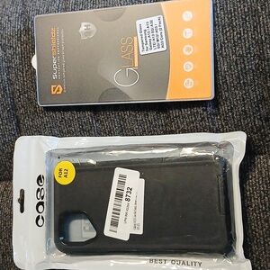 Black Phone Cover for Samsung Galaxy A12